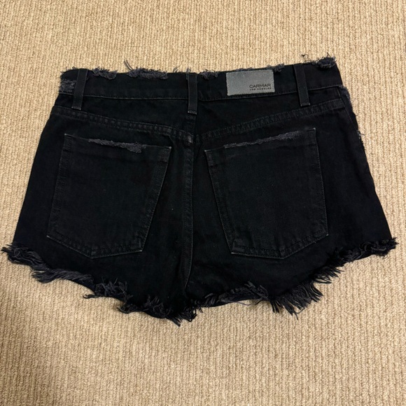 Carmar black denim shorts - 26 - Picture 3 of 3